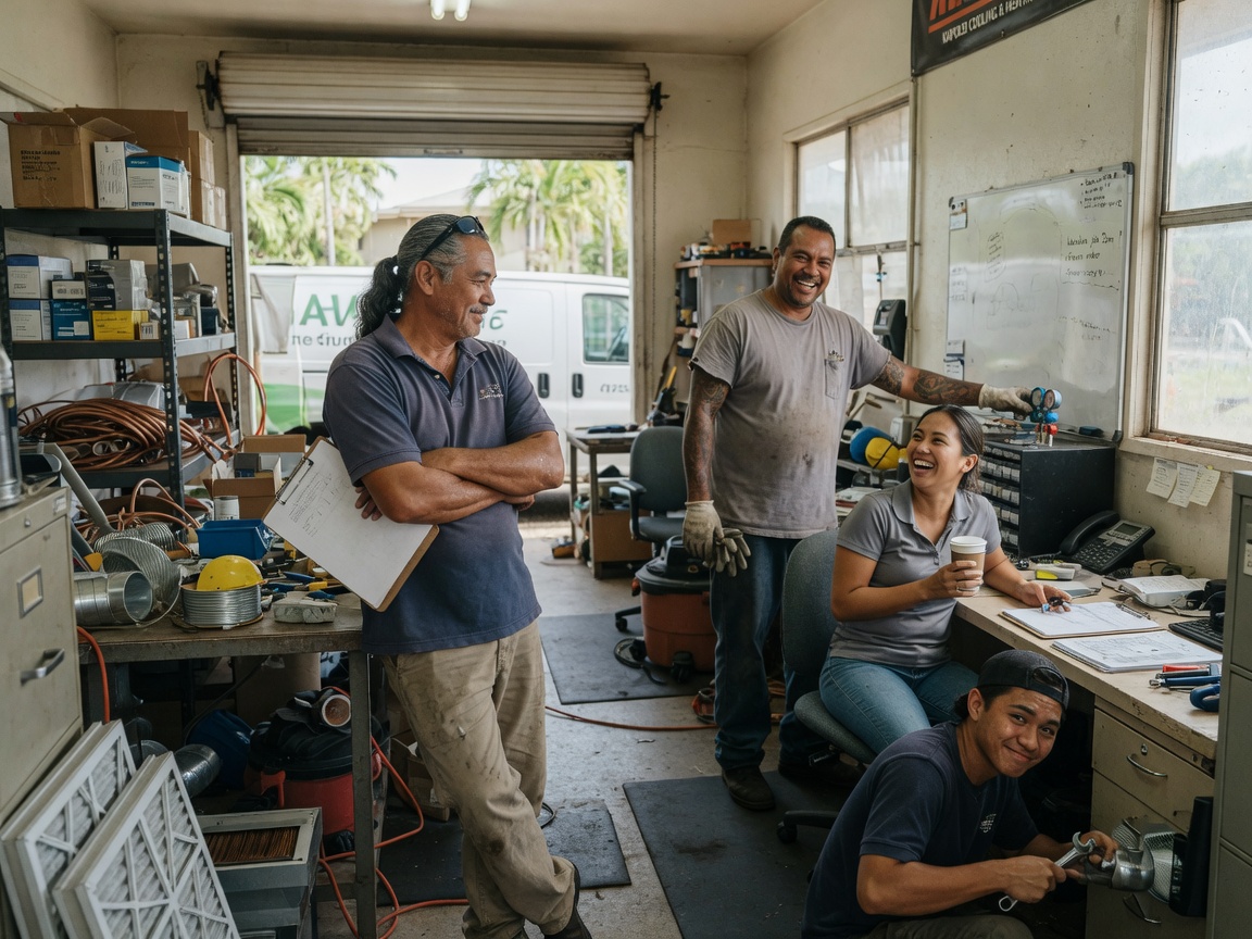 The Kapolei Second City AC team at work in Kapolei